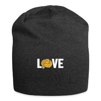 Love Scale Creepers Python Snake Banana - Bonnet en jersey - charbon - Devant
