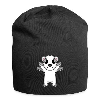 Polar Bear Dumbbell Training Strength Training Fitness - Bonnet en jersey - noir - Devant