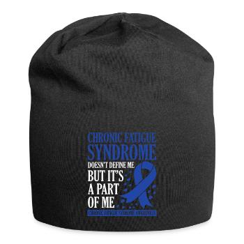 Chronic fatigue syndrome defines me - Jersey Beanie - black - Front