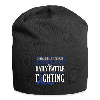 Chronic fatigue syndrome It is a - Jersey Beanie - black - Front