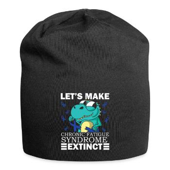 Let's get rid of chronic fatigue syndrome - Jersey Beanie - black - Front