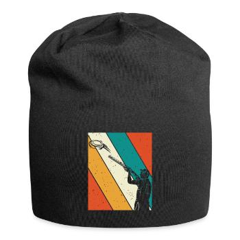 Trapschießen Skeet Tontaubenschießen - Jersey-Beanie - Schwarz - Vorne