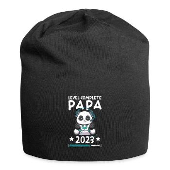 Level Complete PAPA 2023 Loading Gaming Panda - Jersey Beanie - black - Front