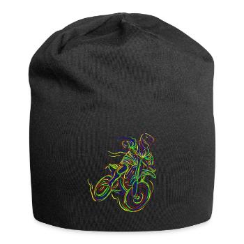 Motocross Enduro Supermoto Bike Dirt Bike Art - Jersey Beanie - black - Front