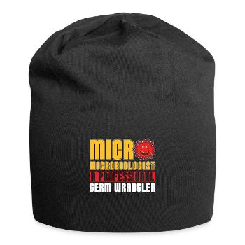 Microbiologist A Professional Germ Microbiology - Jersey Beanie - black - Front