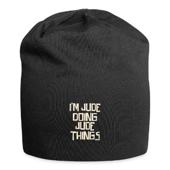 I'm Jude doing Jude things - Jersey-Beanie - Schwarz - Vorne