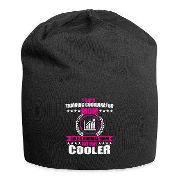 Funny Training Coordinator Mom Mother's Day - Jersey Beanie - black - Front