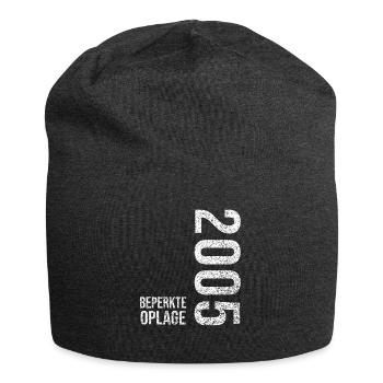Vintage-Geburtstagsgeschenk aus dem Jahr 2005 - Jersey-Beanie - Anthrazit - Vorne