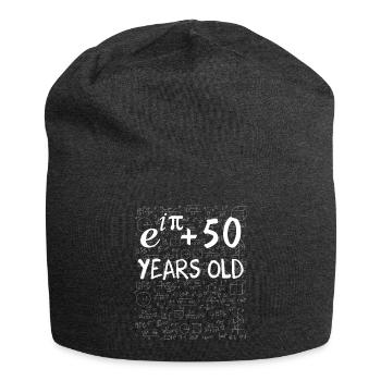 49. Geburtstag 49 Jahre Euler - Jersey-Beanie - Anthrazit - Vorne