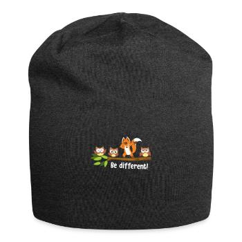 Be Different Fox Be You Autism Awareness Fox - Jersey-Beanie - Anthrazit - Vorne