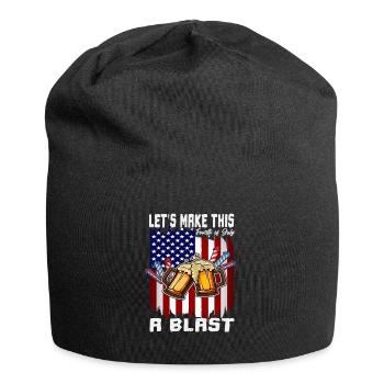 Let's Make This 4th Of July A Blast USA Proud - Jersey-Beanie - Schwarz - Vorne