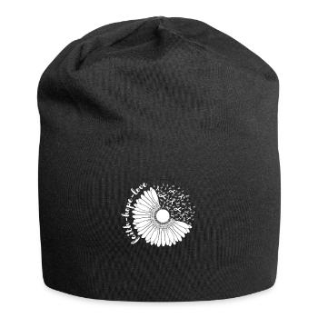 Cancer Warrior Men Women Cancer Awareness - Jersey Beanie - black - Front