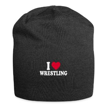 Lutte Lutteur Sports Dire Funny Wrestling - Bonnet en jersey - charbon - Devant