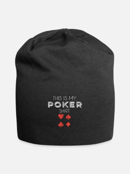 poker shirt - Jersey-Beanie - Schwarz