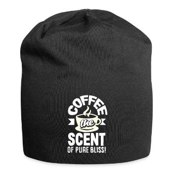 Coffee The Scent of Pure Bliss - Jersey Beanie - black - Front