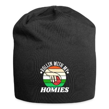 Rollin with my homies Bocce Ball - Jersey-Beanie - Schwarz - Vorne