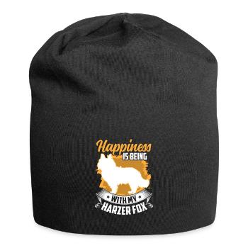 Harz fox makes you happy Herding fox - Jersey Beanie - black - Front
