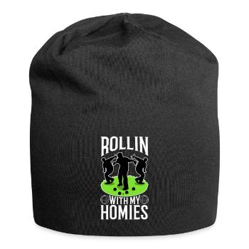 Rollin with my homies Bocce Ball - Jersey-Beanie - Schwarz - Vorne
