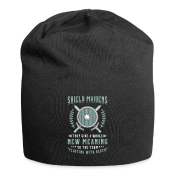 Valkyrie Shield Maidens They Give A Norse Viking - Jersey-Beanie - Schwarz - Vorne