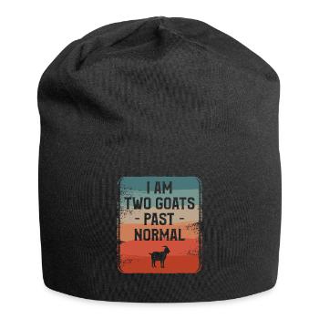 Je suis deux chèvres au-delà de l’amoureux normal des chèvres - Bonnet en jersey - noir - Devant
