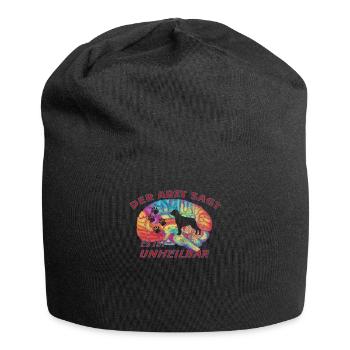 Hundezubehör Rottweiler Hundebesitzer - Jersey-Beanie - Schwarz - Vorne