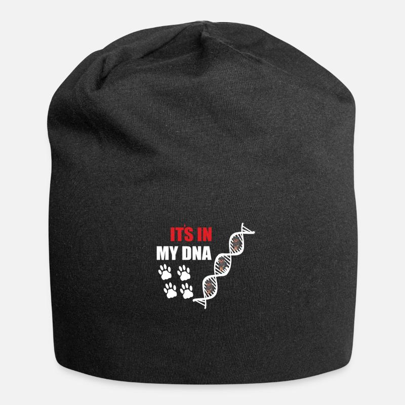 Hundezubehör Rottweiler Hundebesitzer - Jersey-Beanie - Schwarz