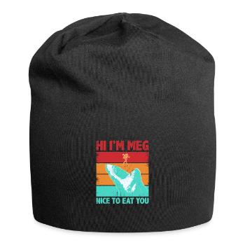 Hai Spruch Hai Kostüm Lustiger Hai Liebhaber - Jersey-Beanie - Schwarz - Vorne