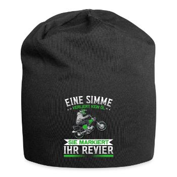 Lustiger Spruch Simsonfahrer S50 S51 Simme Moped - Jersey-Beanie - Schwarz - Vorne