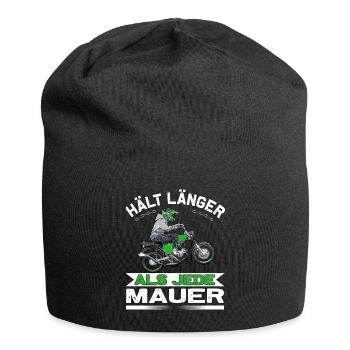 Lustiger Spruch Simsonfahrer S50 S51 Simme Moped - Jersey-Beanie - Schwarz - Vorne