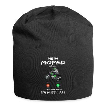 Lustiger Spruch Simsonfahrer S50 S51 Simme Moped - Jersey-Beanie - Schwarz - Vorne