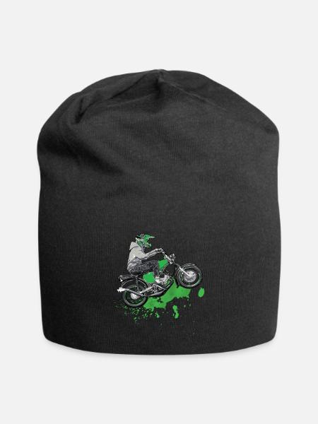 Simsonfahrer S50 S51 Simme Moped - Jersey-Beanie - Schwarz