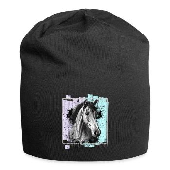 Cheval - Bonnet en jersey - noir - Devant
