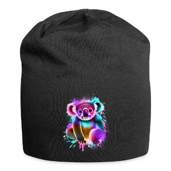 Koala - Jersey-Beanie - Schwarz - Vorne