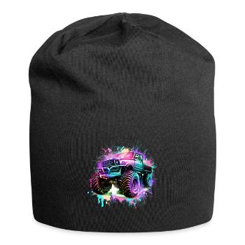 Monster truck - Bonnet en jersey - noir - Devant