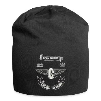 Born To Ride MC Wings Design - Bonnet en jersey - noir - Devant