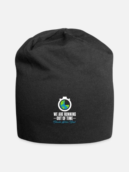 Klimawandel - Jersey-Beanie - Schwarz