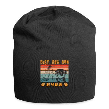 Hundezubehör Rottweiler Hundebesitzer - Jersey-Beanie - Schwarz - Vorne