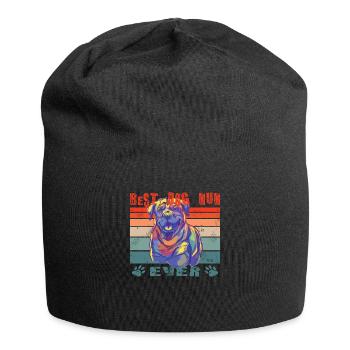 Hundezubehör Rottweiler Hundebesitzer - Jersey-Beanie - Schwarz - Vorne