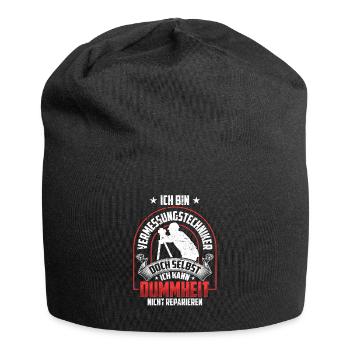 Vermessungstechniker nicht reparieren Vermesser - Jersey-Beanie - Schwarz - Vorne
