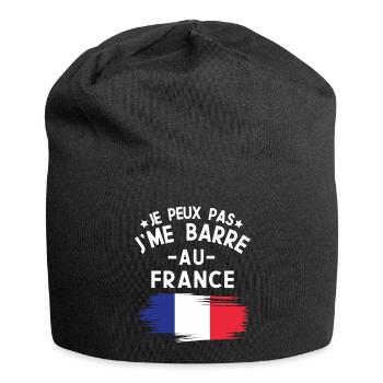 Je Peux Pas J'me Barre Au France Vacances - Bonnet en jersey - noir - Devant