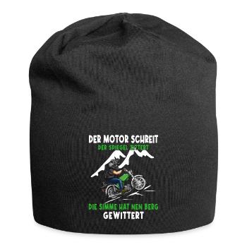 Lustiger Spruch Simsonfahrer S50 S51 Simme Moped - Jersey-Beanie - Schwarz - Vorne