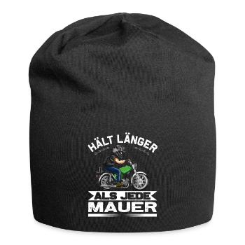 Lustiger Spruch Simsonfahrer S50 S51 Simme Moped - Jersey-Beanie - Schwarz - Vorne