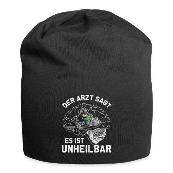 Lustiger Spruch Simsonfahrer S50 S51 Simme Moped - Jersey-Beanie - Schwarz - Vorne