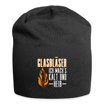 Glasbläser - Ich Mach's Kalt Und Heiß - Glasbläser - Jersey-Beanie - Schwarz - Vorne