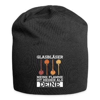 Glasbläser - Meine Flamme Ist Heißer Als Deine - Jersey-Beanie - Schwarz - Vorne