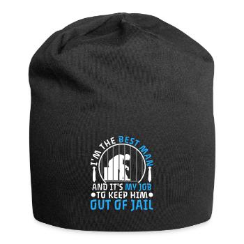 Im the best man - Jersey Beanie - black - Front