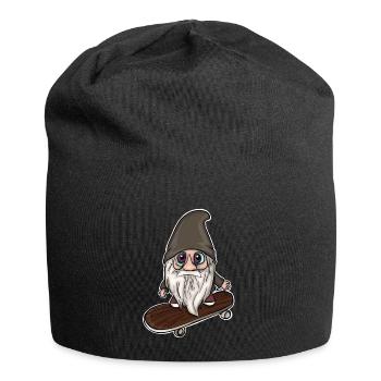 Gnome Skater Skateboard - Jersey Beanie - black - Front