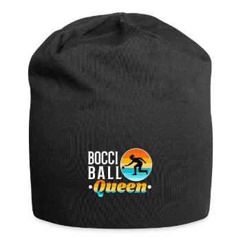 Bocce Ball Queen - Jersey Beanie - black - Front
