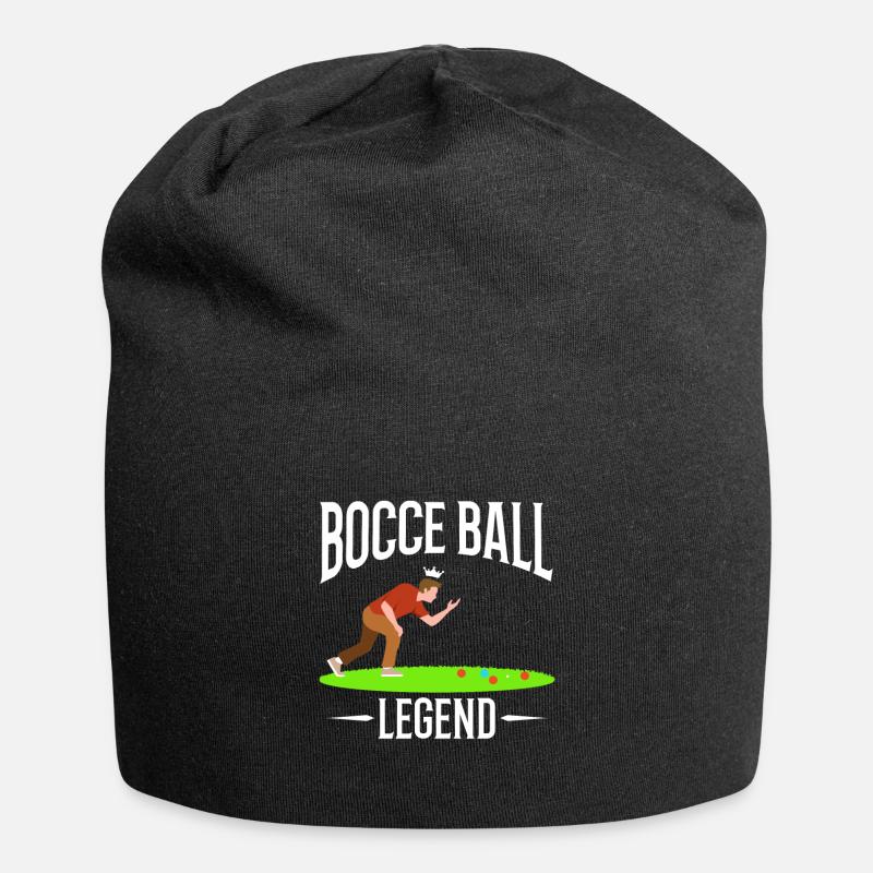 Bocce ball legend - Jersey-Beanie - Schwarz