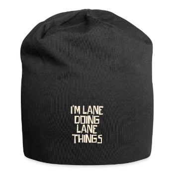 I'm Lane doing Lane things - Jersey-Beanie - Schwarz - Vorne